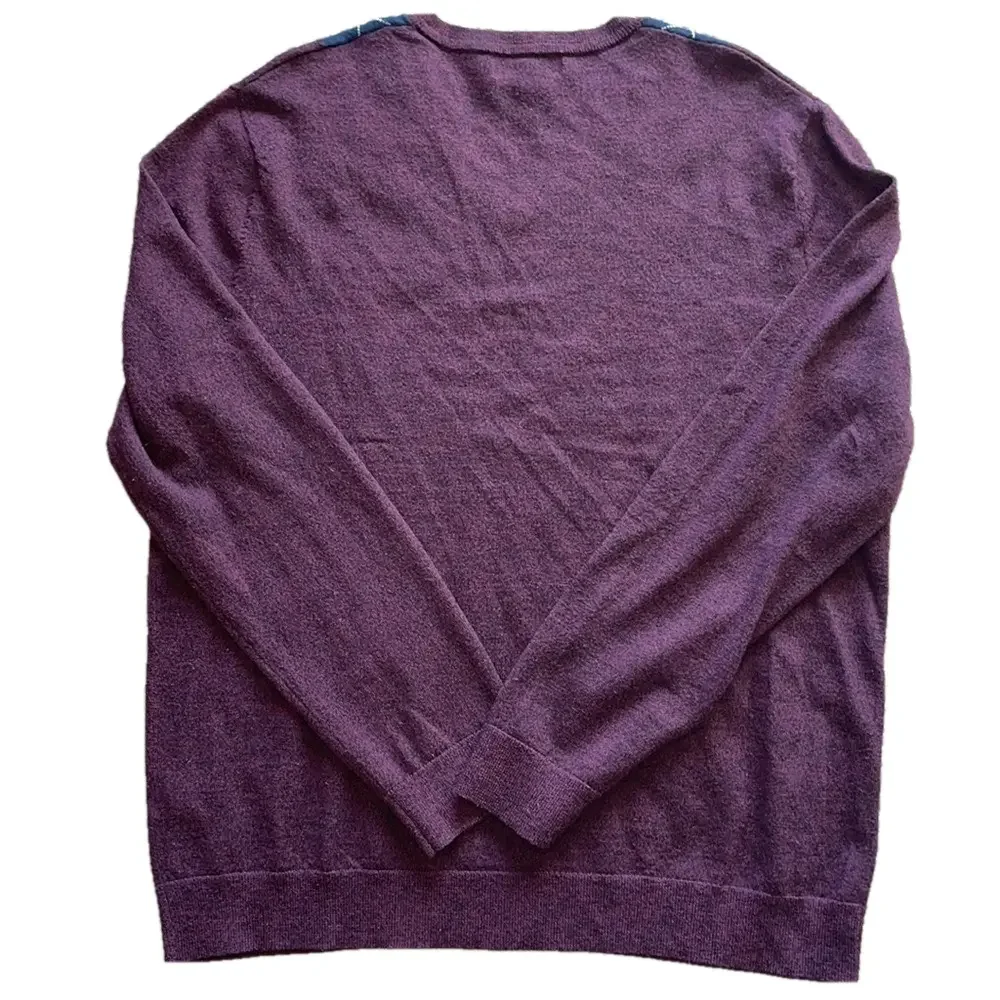 Banana Republic Mens XL Merino Wool V Neck Sweater